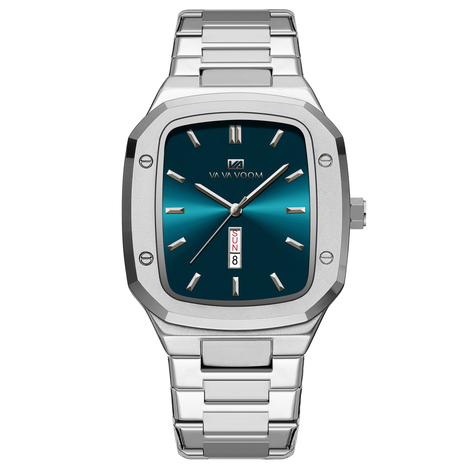 Smartwatch Luxury Watches For Men - Erkekler İçin Gündüz-Tarih Göstergeli Gradyan Teal