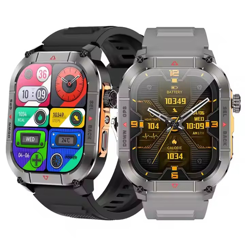 Smartwatch Health Watches For Men - Yeni HK84 Erkek Akıllı Saat AMOLED