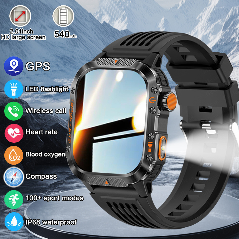 Smartwatch New Watches 2025 - 2025 Yeni Askeri Spor Akıllı Saat