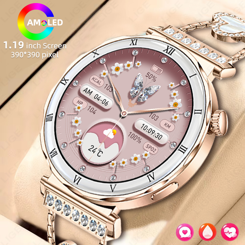 Smartwatch Latest Watches For Women - Lüks akıllı saat kadın bayanlar kol