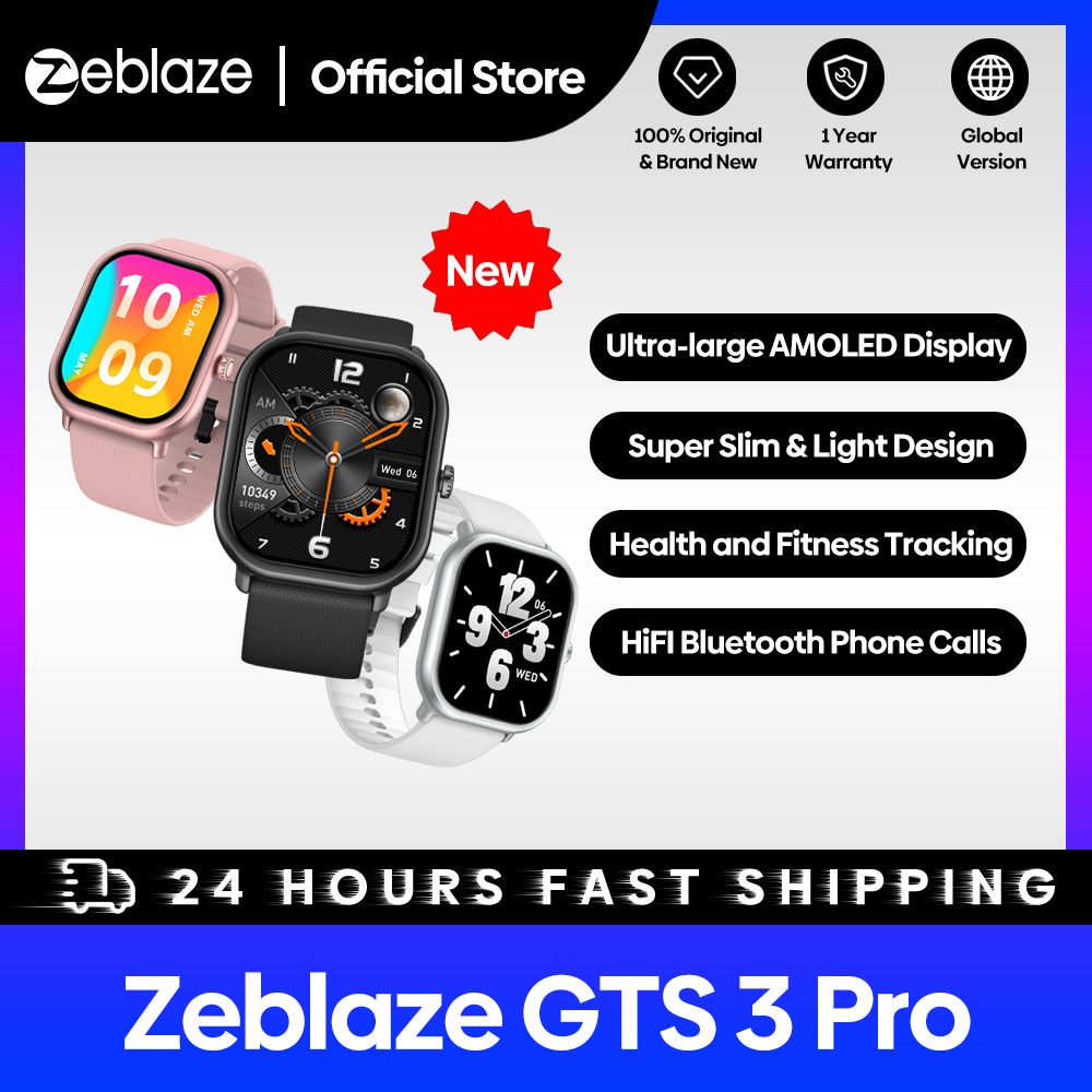 Smartwatch Health Watches For Men - Yeni Zeblaze GTS 3 Pro sesli
