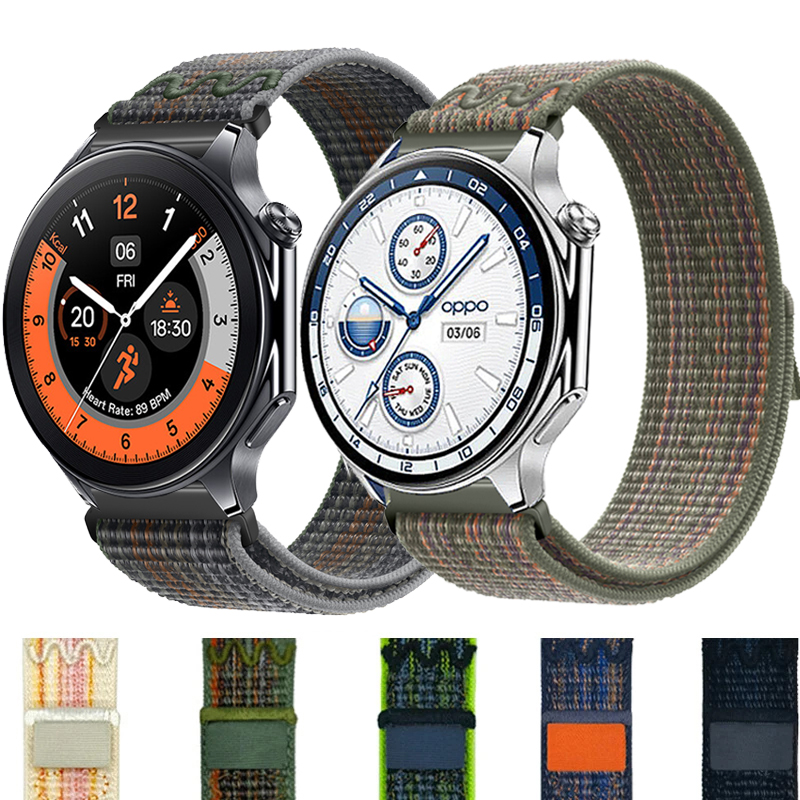 Smartwatch Oneplus Watches - Nakış Naylon Döngü OPPO İzle X