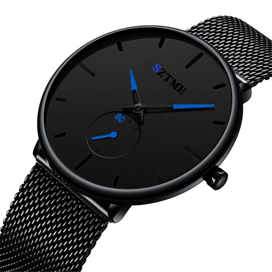 Mesh Stainless Strap - Örgü kayış ile moda İngiliz ultra