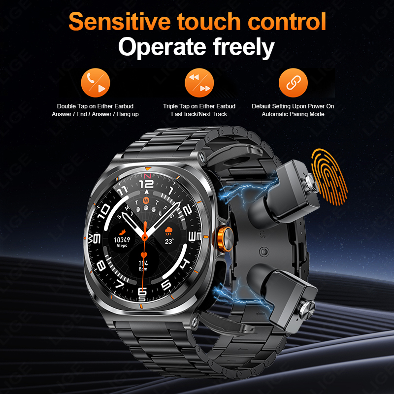 LIGE 2025 İzle Kablosuz Kulakl - Smartwatch Running Watches For Men incelemesi ve fiyatı