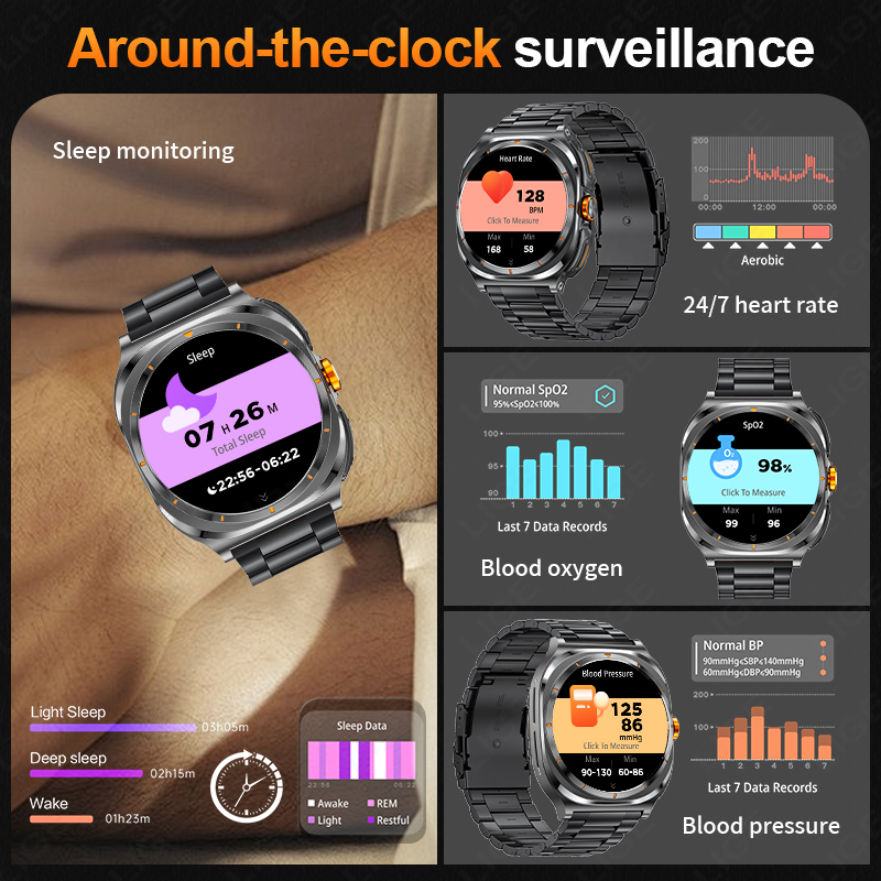 LIGE 2025 İzle Kablosuz Kulakl - Smartwatch Running Watches For Men incelemesi ve fiyatı