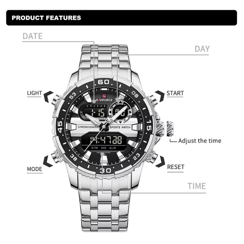 Erkek Saatler NAVIFORCE Orijin - Citizen Watch Tsuyosa incelemesi ve fiyatı