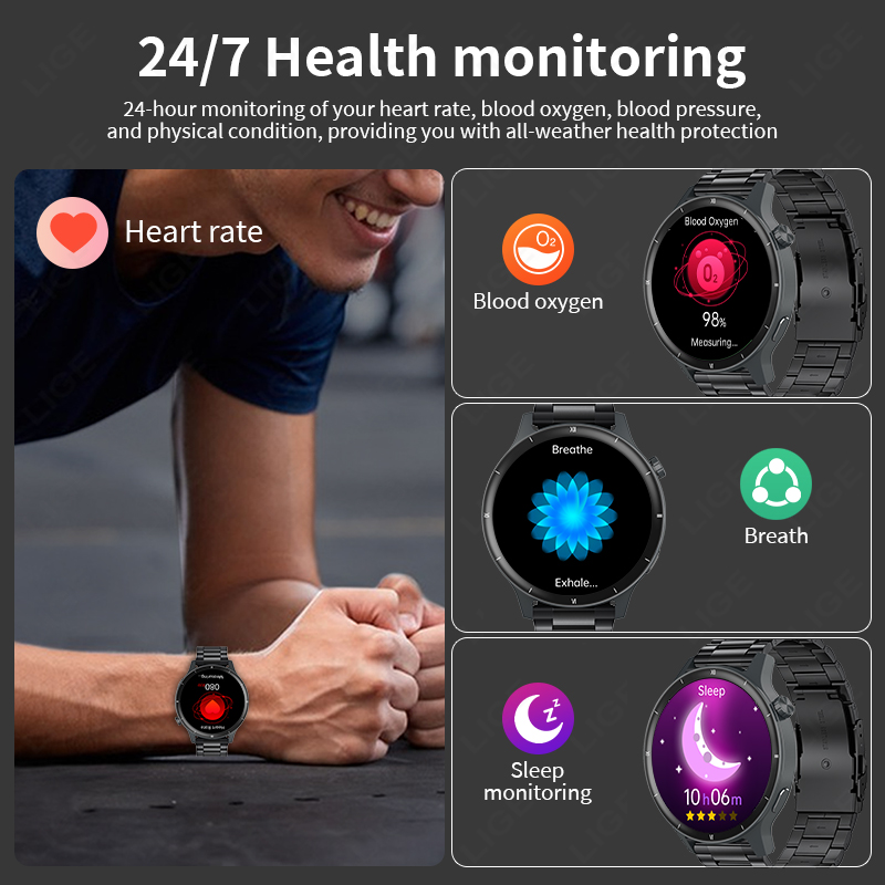 LIGE 3D Dinamik Kadran akıllı  - Smartwatch Latest Watches For Women incelemesi ve fiyatı
