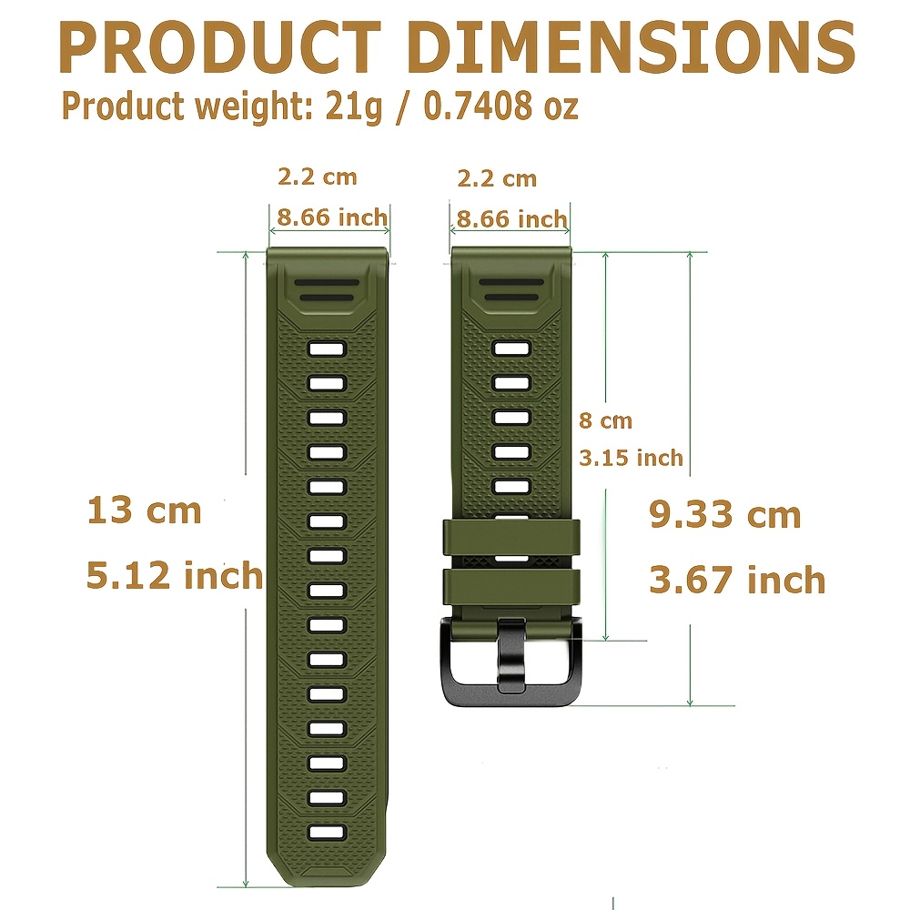 22mm Yumuşak Silikon Saat Kayı - Smartwatch Running Watches For Men incelemesi ve fiyatı