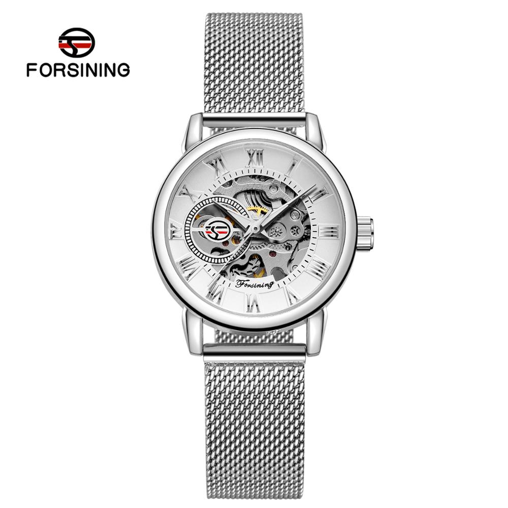 Reloj Mujer FORSINING moda kad - Mesh Stainless Strap incelemesi ve fiyatı