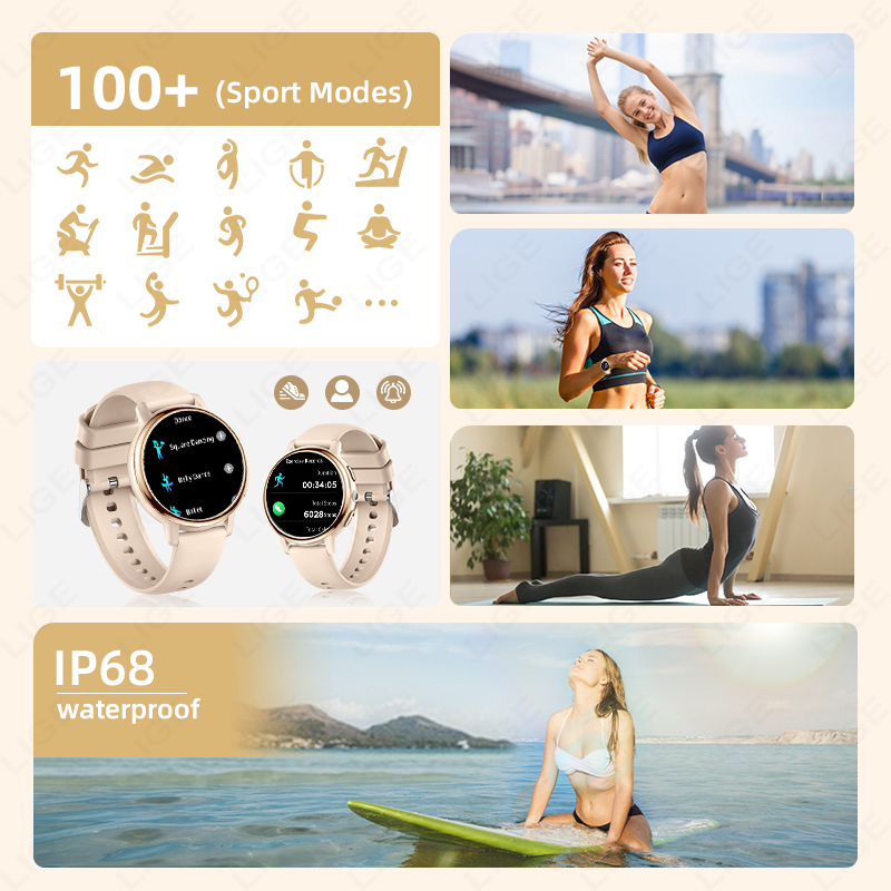 2026 LIGE Kadın Akıllı Saat Lü - Smartwatch Luxury Watches For Women incelemesi ve fiyatı