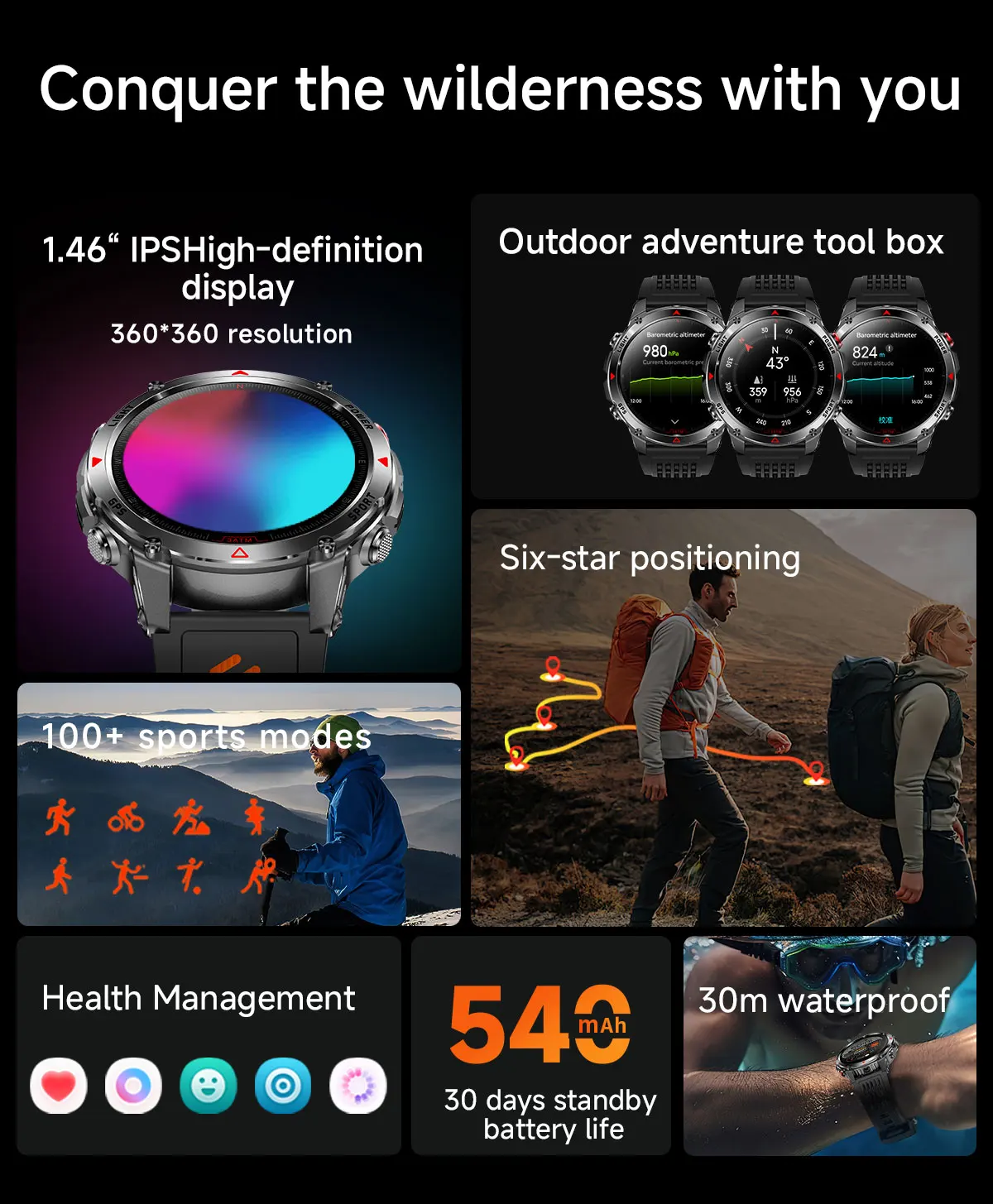 2025 Yeni Profesyonel GPS Spor - Smartwatch Running Watches For Men incelemesi ve fiyatı