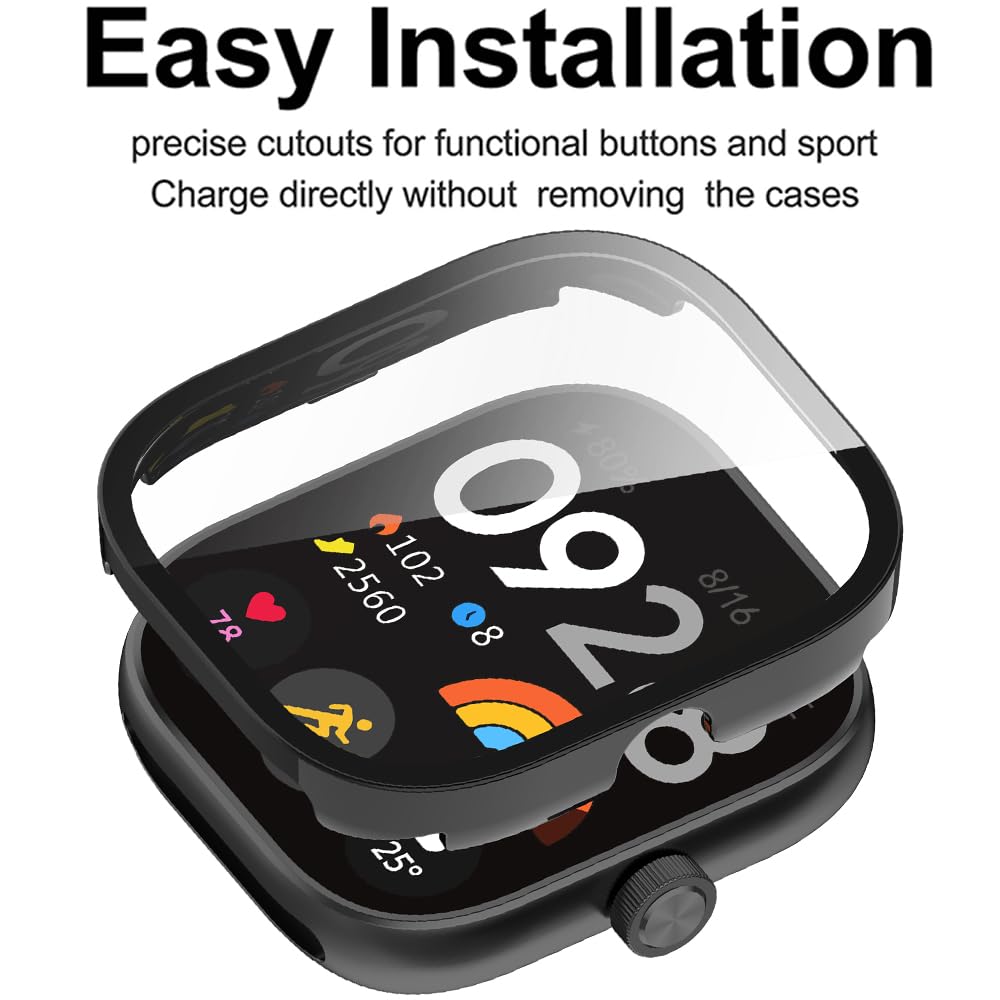 Temperli Cam + Kılıf Xiaomi Re - Smartwatch Redmi Watches incelemesi ve fiyatı