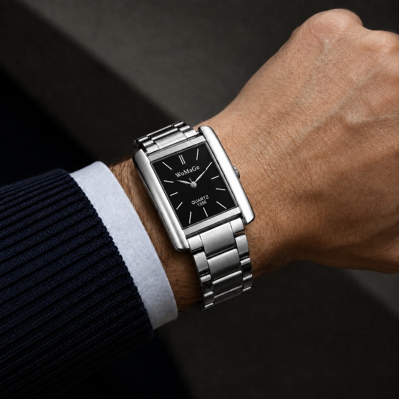 İş Adamları İçin Moda Kare Kad - Smartwatch Square Watches For Men incelemesi ve fiyatı