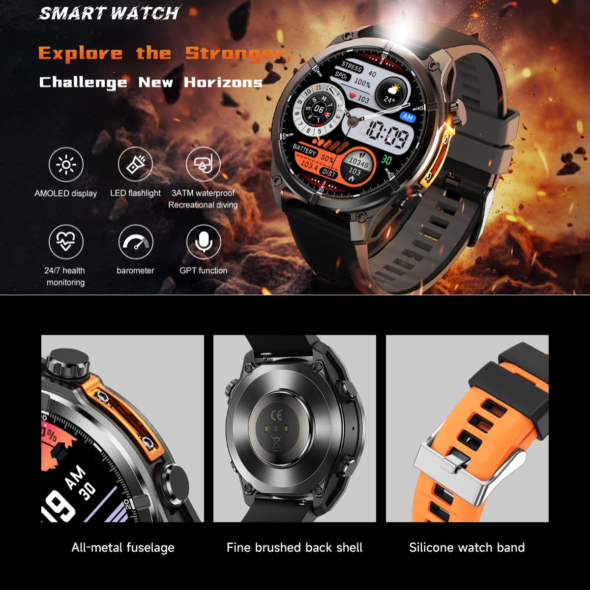 2025 Yeni VWAR Askeri akıllı s - Smartwatch New Watches 2025 incelemesi ve fiyatı