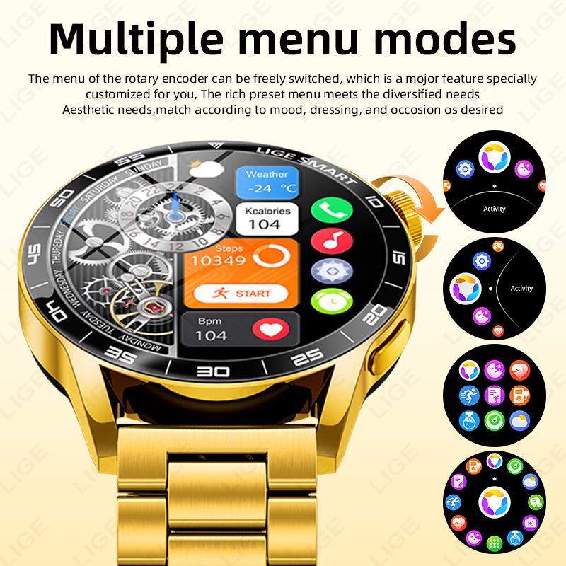LIGE Lüks Akıllı Saat Erkek Ka - Smartwatch Luxury Watches For Women incelemesi ve fiyatı