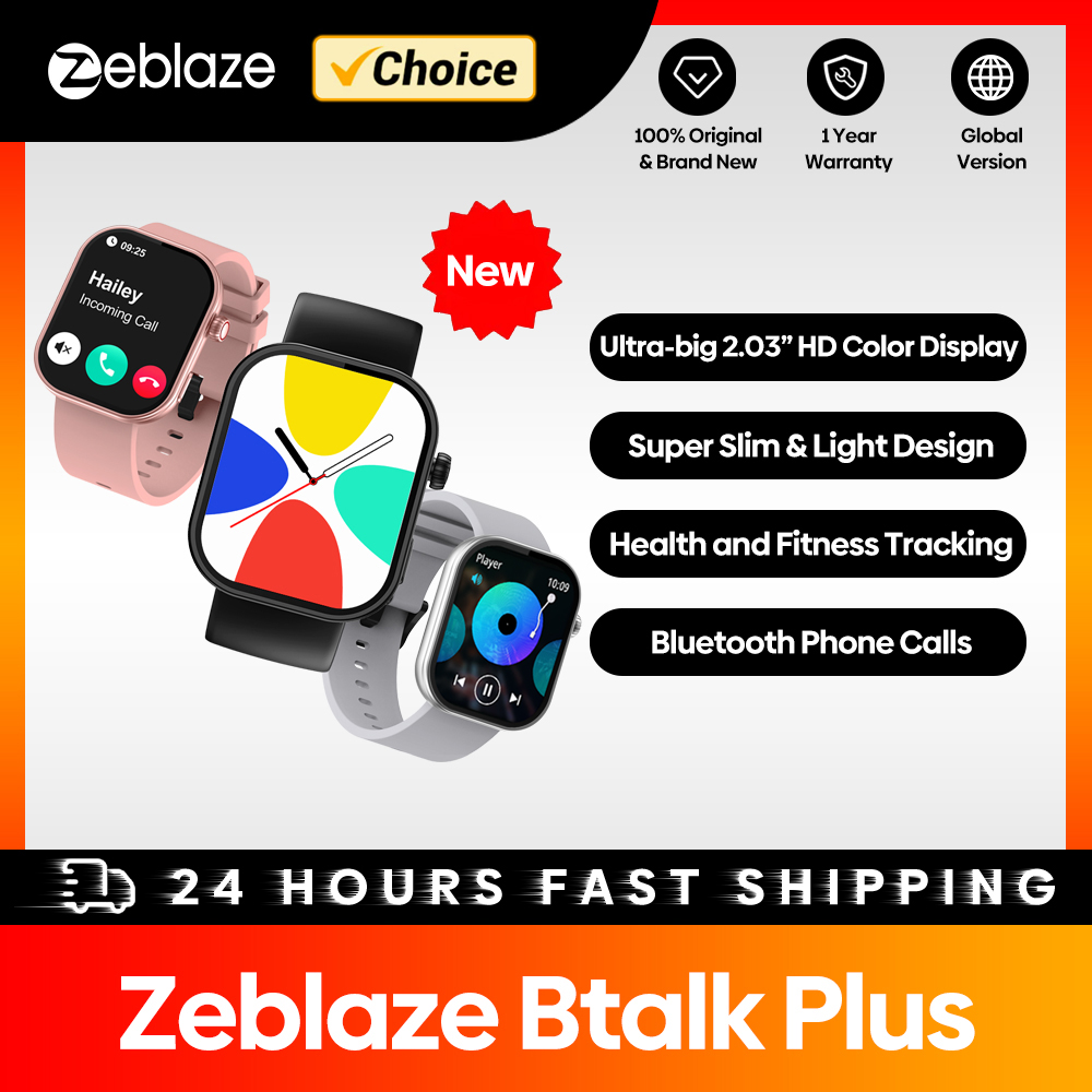 Yeni Zeblaze Btalk Plus Sesli  - Smartwatch Health Watches For Men incelemesi ve fiyatı