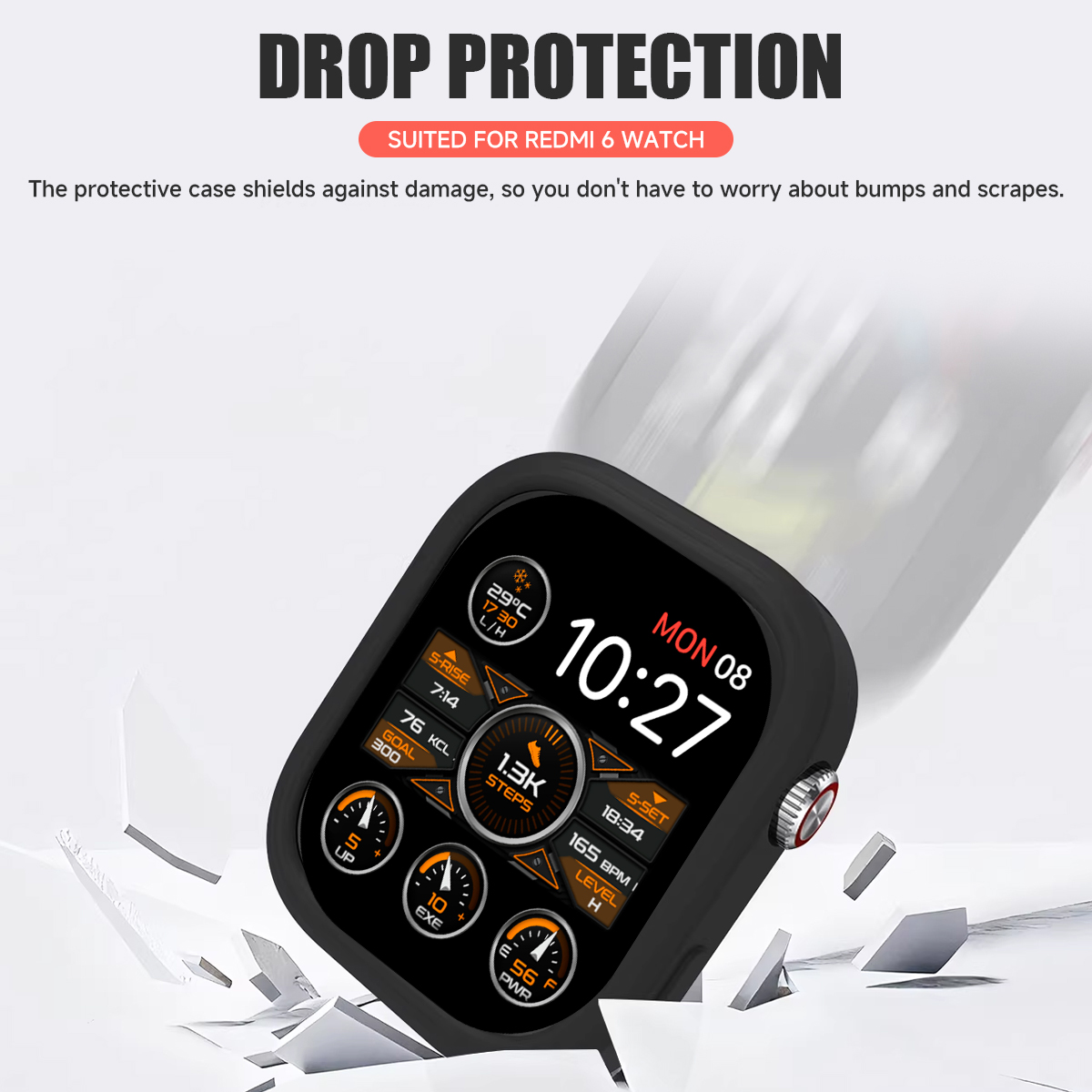 Xiaomi Redmi için İzle 6 Silik - Smartwatch Redmi Watches incelemesi ve fiyatı