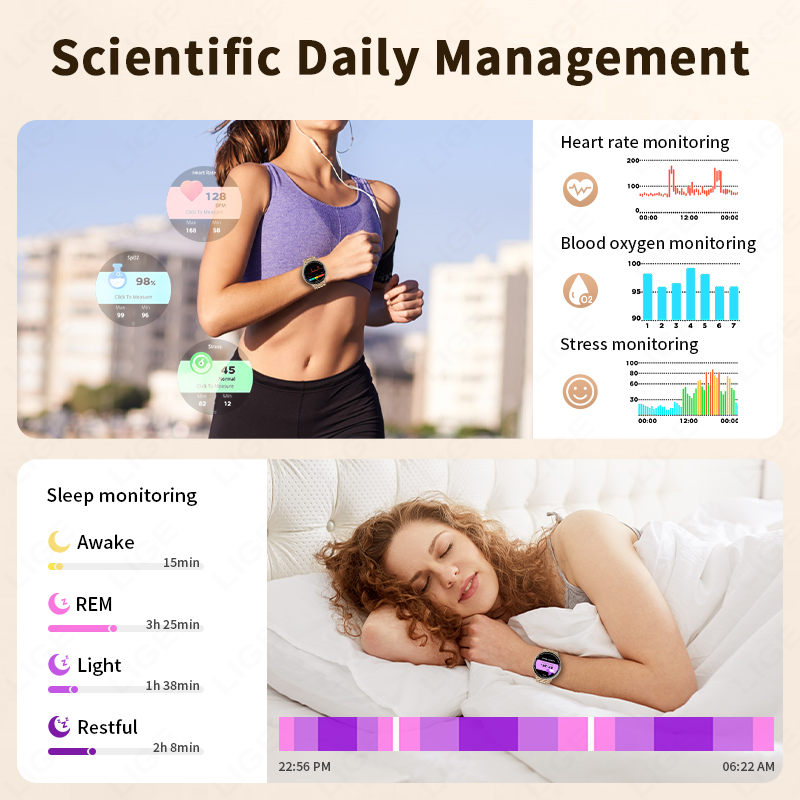 LIGE GPS akıllı saat kalp atış - Smartwatch Watches For Women With Gps incelemesi ve fiyatı