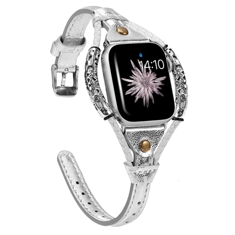 Hakiki deri kayış için Apple s - Smartwatch Luxury Watches For Women incelemesi ve fiyatı