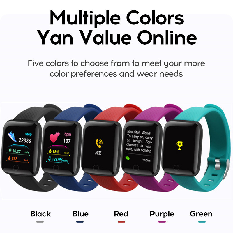 116 artı akıllı saat erkekler  - Smartwatch Square Watches For Men incelemesi ve fiyatı