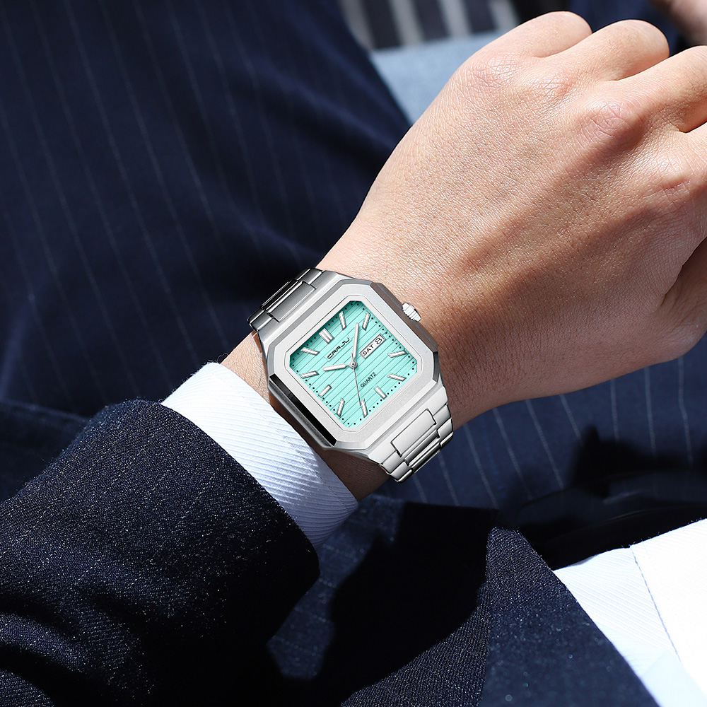 CRRJU Erkek Günlük Paslanmaz Ç - Smartwatch Square Watches For Men incelemesi ve fiyatı