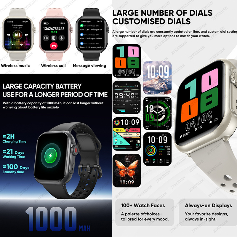Watch Ultra K62 Erkek Kadın 10 - Smartwatch Watches For Women With Gps incelemesi ve fiyatı