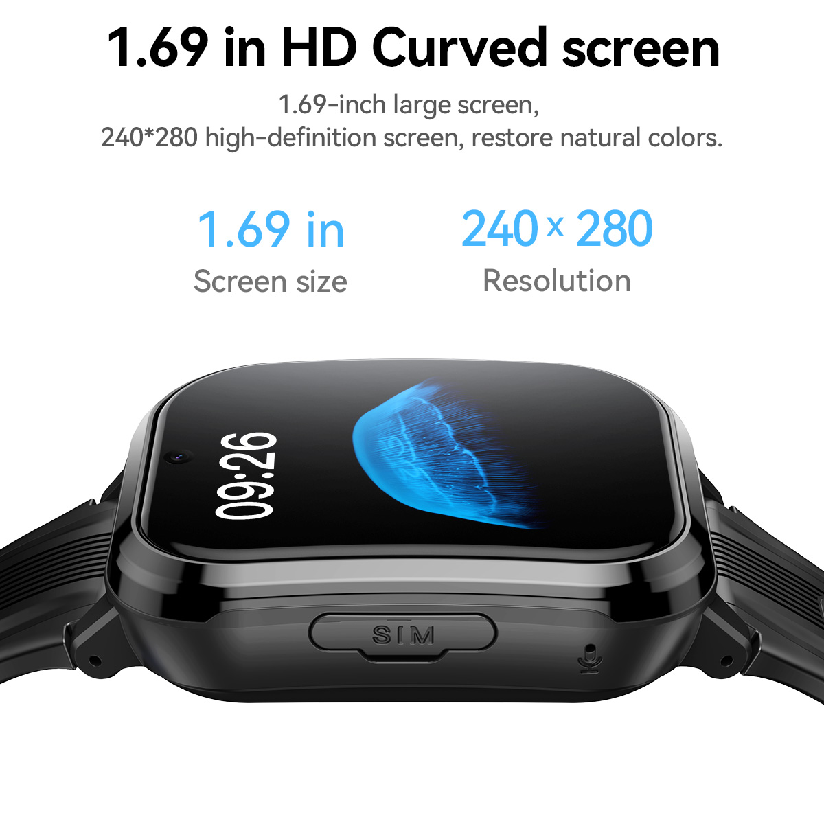 HOCO Y108 1.69 inç HD LCD Kavi - Smartwatch Watches Kids incelemesi ve fiyatı