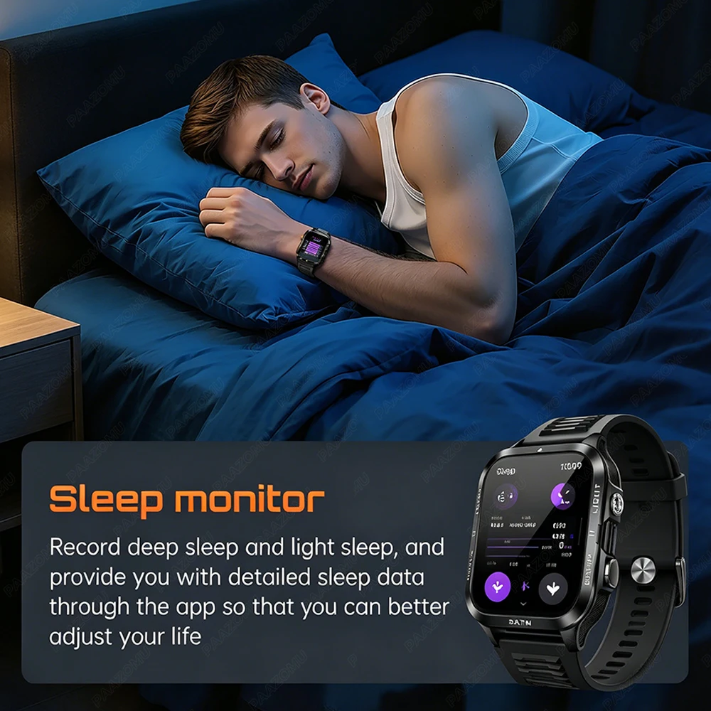 Askeri Sınıf Akıllı Saat Erkek - Smartwatch Square Watches For Men incelemesi ve fiyatı
